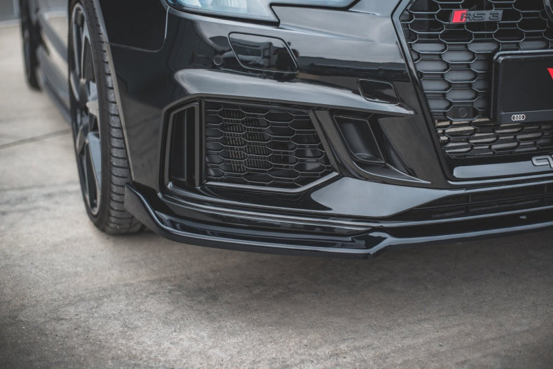 LAME DE PARE-CHOC AVANT MAXTON DESIGN V3 - AUDI RS3 2017+ SPORTBACK