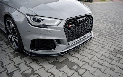 LAME DE PARE-CHOC AVANT MAXTON DESIGN V.1 - AUDI RS3 2017+ LIMOUSINE