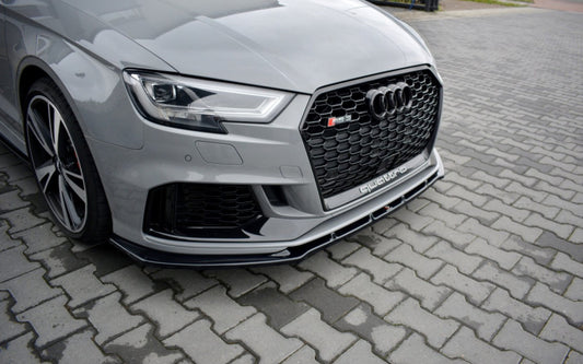 LAME DE PARE-CHOC AVANT MAXTON DESIGN V.1 - AUDI RS3 2017+ LIMOUSINE