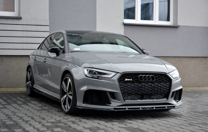 LAME DE PARE-CHOC AVANT MAXTON DESIGN V.1 - AUDI RS3 2017+ LIMOUSINE