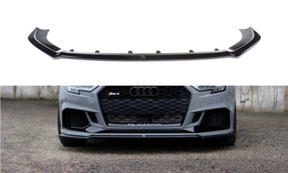 LAME DE PARE-CHOC AVANT MAXTON DESIGN V2 - AUDI RS3 2017+ LIMOUSINE