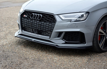 LAME DE PARE-CHOC AVANT MAXTON DESIGN V2 - AUDI RS3 2017+ LIMOUSINE