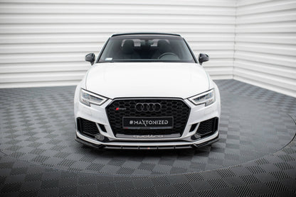 LAME DE PARE-CHOC AVANT MAXTON DESIGN V3 - AUDI RS3 2017+ LIMOUSINE