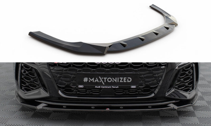 LAME DE PARE-CHOC AVANT MAXTON DESIGN - AUDI RS3 SPORTBACK 2021-2024