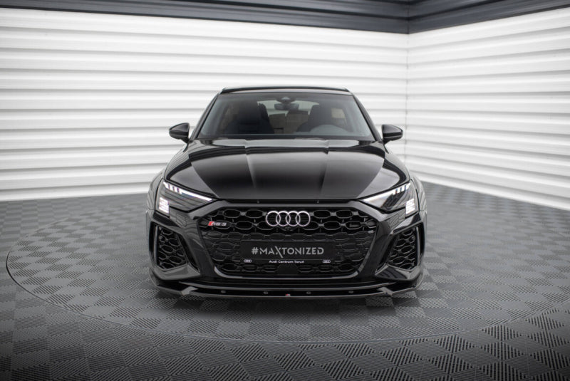 LAME DE PARE-CHOC AVANT MAXTON DESIGN - AUDI RS3 SPORTBACK 2021-2024