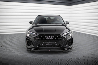 LAME DE PARE-CHOC AVANT MAXTON DESIGN - AUDI RS3 SPORTBACK 2021-2024
