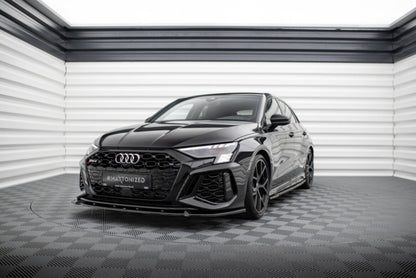 LAME DE PARE-CHOC AVANT MAXTON DESIGN - AUDI RS3 SPORTBACK 2021-2024
