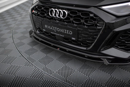 LAME DE PARE-CHOC AVANT MAXTON DESIGN - AUDI RS3 SPORTBACK 2021-2024