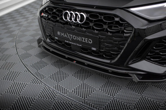 LAME DE PARE-CHOC AVANT MAXTON DESIGN - AUDI RS3 SPORTBACK 2021-2024