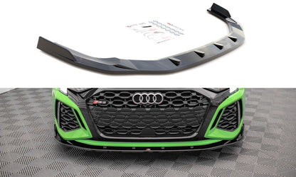 LAME DE PARE-CHOC AVANT MAXTON DESIGN V2 - AUDI RS3 LIMOUSINE 2021-2024