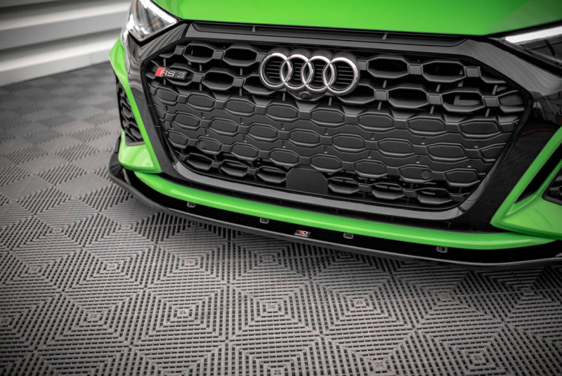 LAME DE PARE-CHOC AVANT MAXTON DESIGN V2 - AUDI RS3 LIMOUSINE 2021-2024