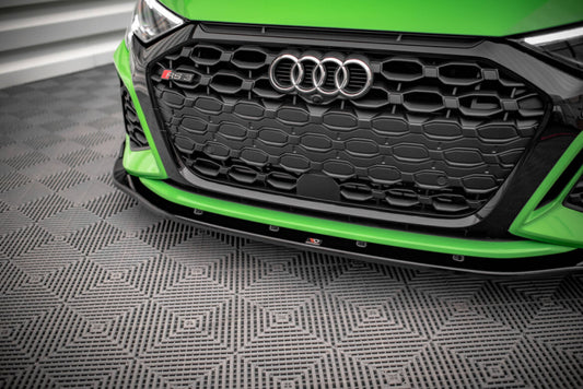 LAME DE PARE-CHOC AVANT MAXTON DESIGN V2 - AUDI RS3 LIMOUSINE 2021-2024