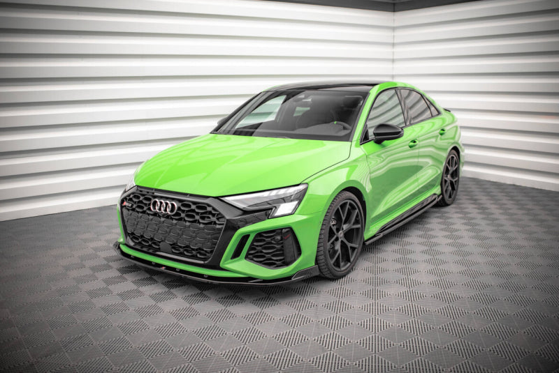 LAME DE PARE-CHOC AVANT MAXTON DESIGN V2 - AUDI RS3 LIMOUSINE 2021-2024