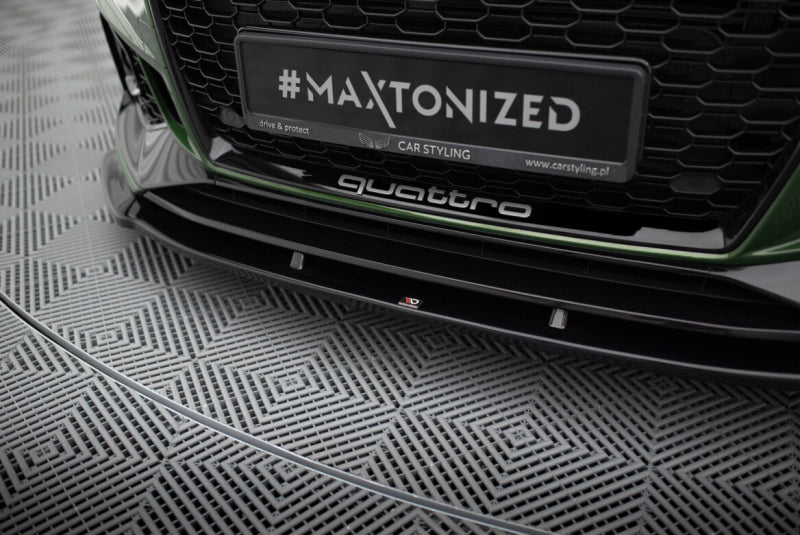 LAME DE PARE-CHOC AVANT MAXTON DESIGN V1, AUDI RS4 B9 2017-2019