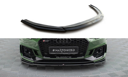 LAME DE PARE-CHOC AVANT MAXTON DESIGN V2, AUDI RS4 B9 2017-2019