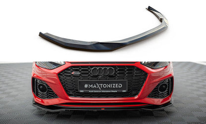 LAME DE PARE-CHOC AVANT MAXTON DESIGN V1, AUDI RS4 B9 2019+