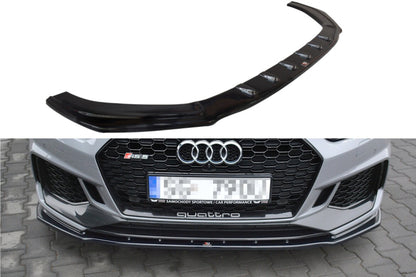 LAME DE PARE-CHOC AVANT MAXTON DESIGN V1, AUDI RS5 2017-2019
