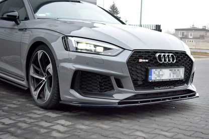 LAME DE PARE-CHOC AVANT MAXTON DESIGN V1, AUDI RS5 2017-2019
