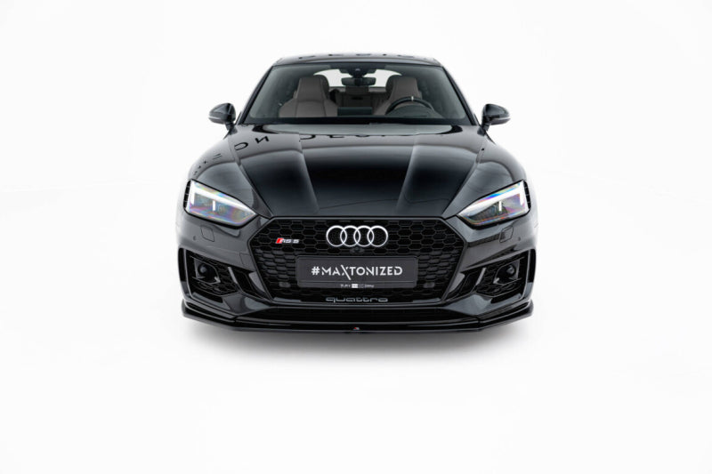 LAME DE PARE-CHOC AVANT MAXTON DESIGN V2, AUDI RS5 2017-2019