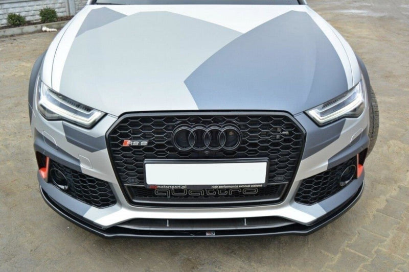 LAME DE PARE-CHOC AVANT MAXTON DESIGN V1, AUDI RS6 C7