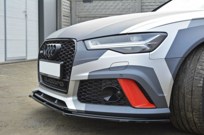 LAME DE PARE-CHOC AVANT MAXTON DESIGN V1, AUDI RS6 C7
