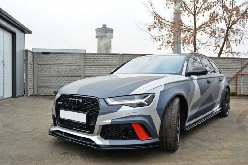 LAME DE PARE-CHOC AVANT MAXTON DESIGN V1, AUDI RS6 C7
