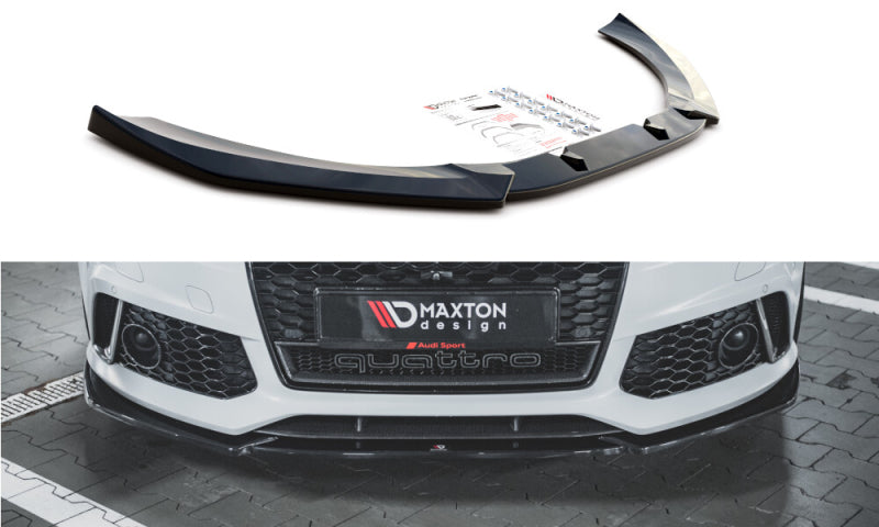 LAME DE PARE-CHOC AVANT MAXTON DESIGN V4, AUDI RS6 C7