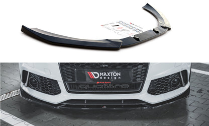 LAME DE PARE-CHOC AVANT MAXTON DESIGN V4, AUDI RS6 C7