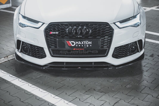 LAME DE PARE-CHOC AVANT MAXTON DESIGN V4, AUDI RS6 C7