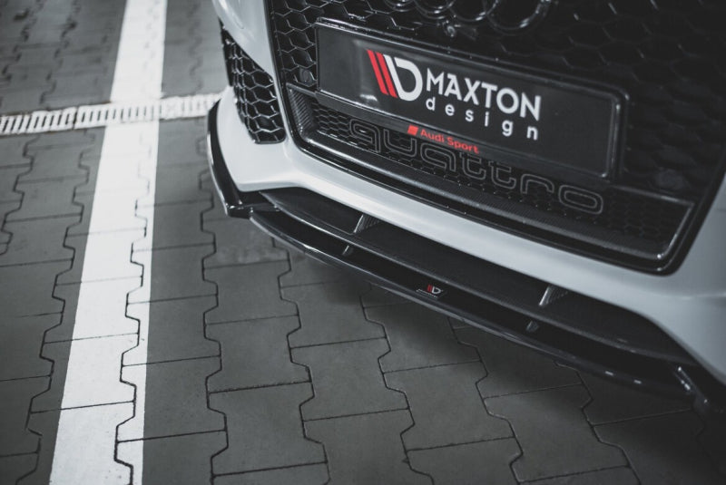 LAME DE PARE-CHOC AVANT MAXTON DESIGN V4, AUDI RS6 C7
