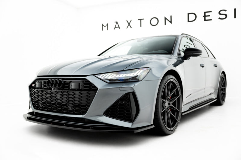 LAME DE PARE-CHOC AVANT MAXTON DESIGN V2, AUDI RS6 C8