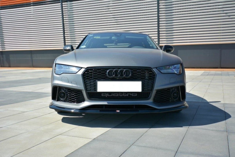 LAME DE PARE-CHOC AVANT MAXTON DESIGN V2, AUDI RS7 C7