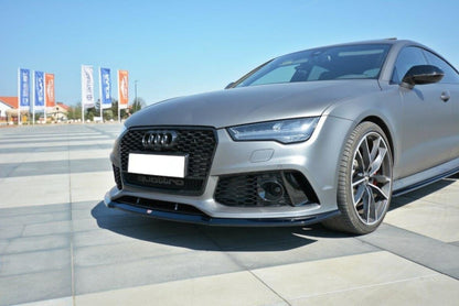 LAME DE PARE-CHOC AVANT MAXTON DESIGN V2, AUDI RS7 C7