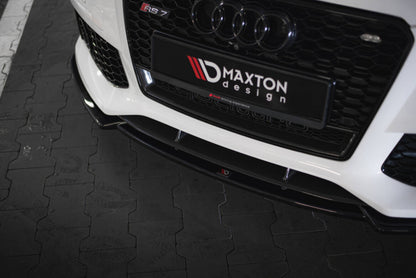 LAME DE PARE-CHOC AVANT MAXTON DESIGN V3, AUDI RS7 C7
