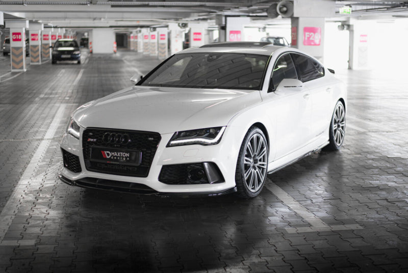 LAME DE PARE-CHOC AVANT MAXTON DESIGN V4, AUDI RS7 C7
