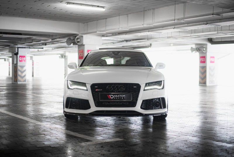 LAME DE PARE-CHOC AVANT MAXTON DESIGN V4, AUDI RS7 C7