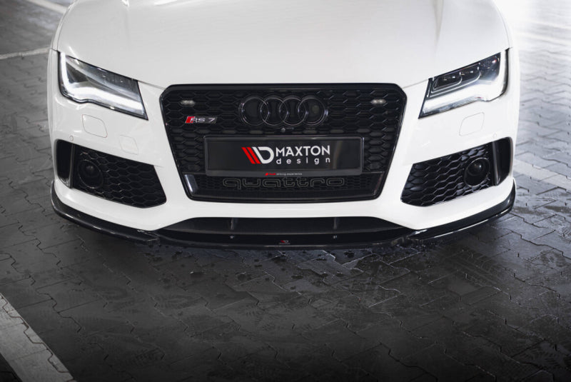 LAME DE PARE-CHOC AVANT MAXTON DESIGN V4, AUDI RS7 C7