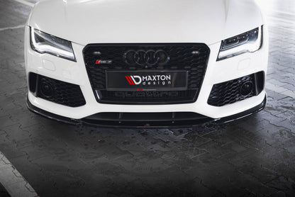 LAME DE PARE-CHOC AVANT MAXTON DESIGN V4, AUDI RS7 C7