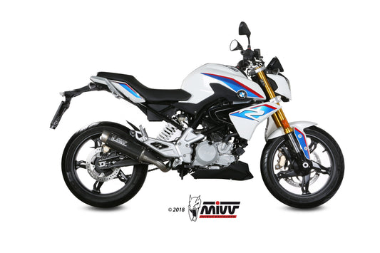 Ligne complète MIVV GP Pro BMW G 310 R 2018-24 (inox/carbone) homologuée