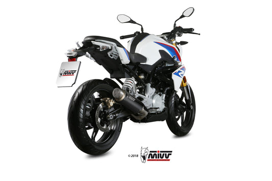 Ligne complète MIVV GP Pro BMW G 310 R 2018-24 (inox noir mat) homologuée