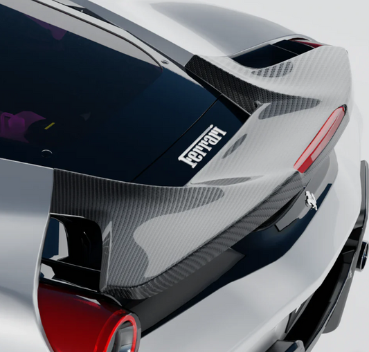 Ferrari 488 Pista - Becquet carbone - CT DESIGN