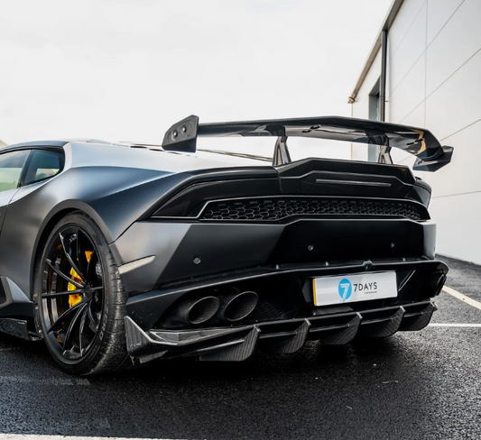 Lamborghini Huracan LP 580 / LP610 / EVO - Aileron fibre carbone, CT DESIGN