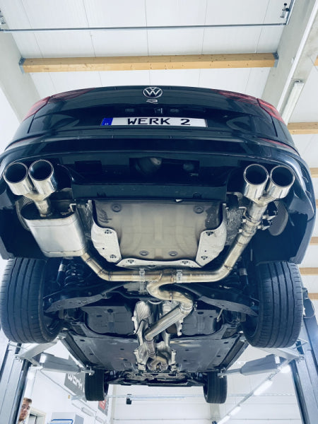 LIGNE D'ÉCHAPPEMENT SPORT DUPLEX APRÈS FAP REAPER V4 DTH, GOLF 8-8.5 R VARIANT