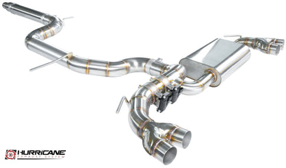 LIGNE D'ECHAPPEMENT DUPLEX APRÈS FAP HURRICANE - Cupra Leon 2020+ TSI 221kW