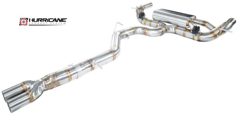 AUDI RS3 8Y 2021-24 SPORTBACK - HURRICANE LIGNE D'ECHAPPEMENT DUPLEX APRÈS FAP Ø 89MM
