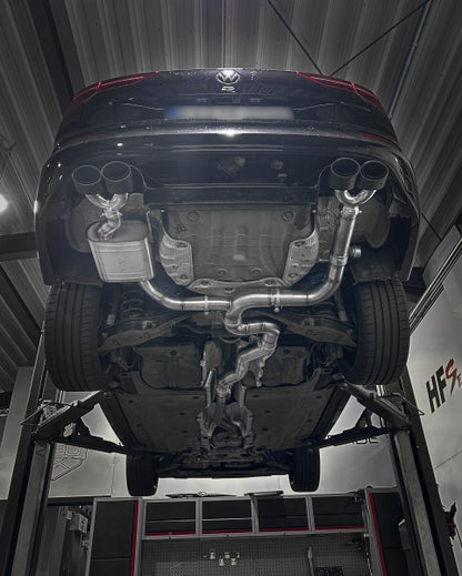 ÉCHAPPEMENT SPORT DUPLEX APRÈS FAP Ø 89MM EGO-X, GOLF 8R VARIANT