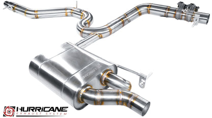 LIGNE D'ÉCHAPPEMENT DUPLEX APRÈS FAP HURRICANE Ø 89MM, CUPRA LEON ST 2021+ 2.0l TSI 228kW