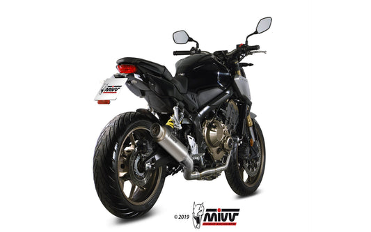Ligne complète MIVV GP Pro 4-1 Honda CB 650 R 2019-23 (inox/titane) homologuée