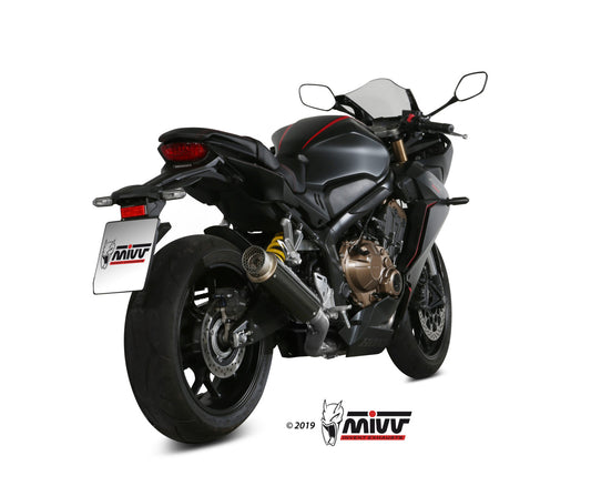 Ligne complète MIVV GP Pro 4-1 Honda CBR 650 R 2019-23 (inox/carbone) homologuée