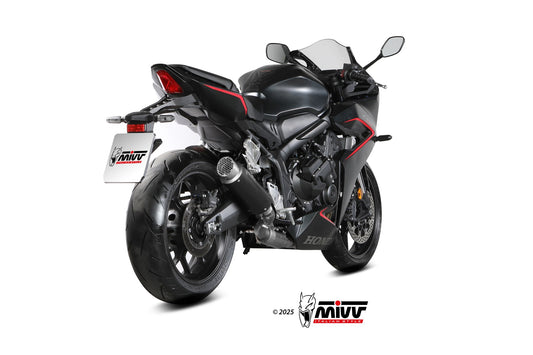 Ligne complète MIVV GP Pro 4-1 Honda CBR 650 R 2019-23 (inox noir mat) homologuée
